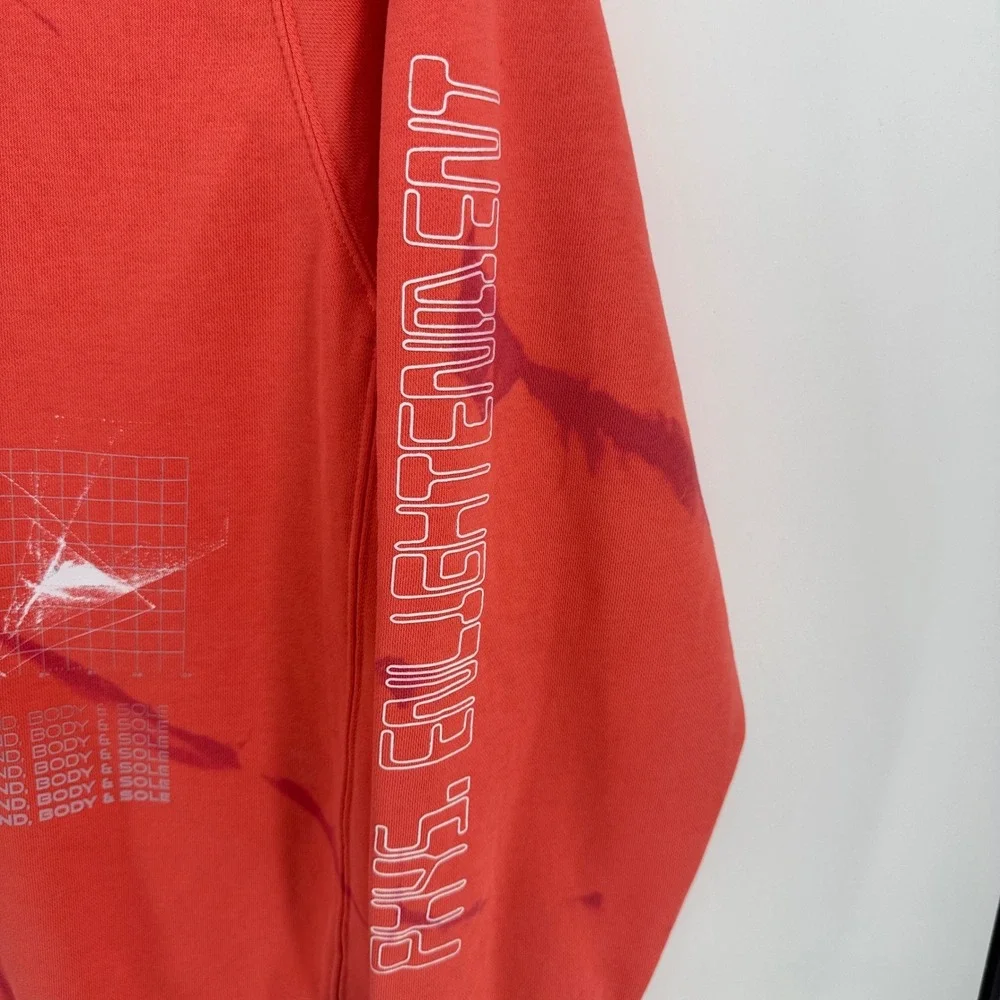 Nike Sportswear Phys Enlightenment Crewneck Sweatshirt Orange Red 2XL DO6192-814
